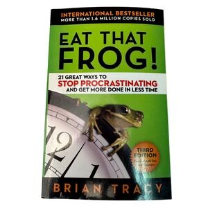 Eat That Frog! Brian Tracy 3rd Edition Stop Procrastinating Paperback Book‎
